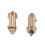 6 PCS Sink Plug Replacement Basin Bath Waste Click Clack Spring Brass Plug Bolt for Kitchen Sink Bath Tub Drain Stopper 6