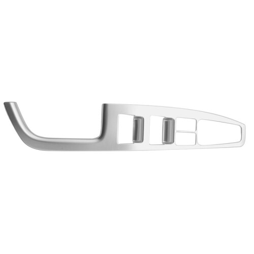 For 2016-2020   Silver Window Lift  Button Panel Cover Trim Interior Door Armrest Decoration 2