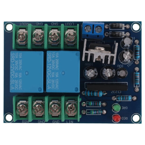 Dual Channel Speaker Protection Circuit Board High-Power Audio Amplifier Speaker Protector 1