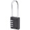 2 Pack Outdoor Combination Padlock Long Shackle Lock 6.5cm Shackle Waterproof 4 Digit Resettable Combination Lock 8
