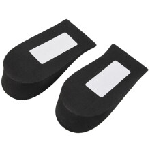 2 Pcs 1.5" Height Increase Heel Lifts Foam Pads Insoles Black
