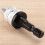 Silver+Black 6mm Keyless Drill Bit Chuck Quick Change Adapter Converter Hex Shank 7