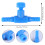 10 Pieces Plastic Aquarium Fish Tank 2 Way Air Pump Control Valves, 5