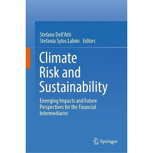 Climate Risk and Sustainability Hardcover Book