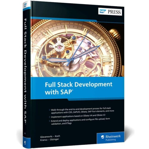 Full Stack Development with SAP by Maximilian Olzinger Hardcover Book