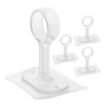 8Pcs Strong Adhesive Ceiling Curtain Rod Hooks for Bathroom Bedroom