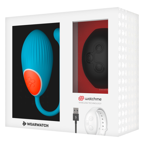 WEARWATCH Vibratore con Telecomando Blu 2