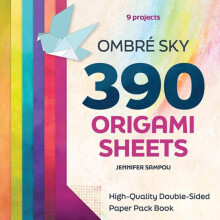 Ombre Sky 390 Origami Sheets by Jennifer Sampou Paperback Book