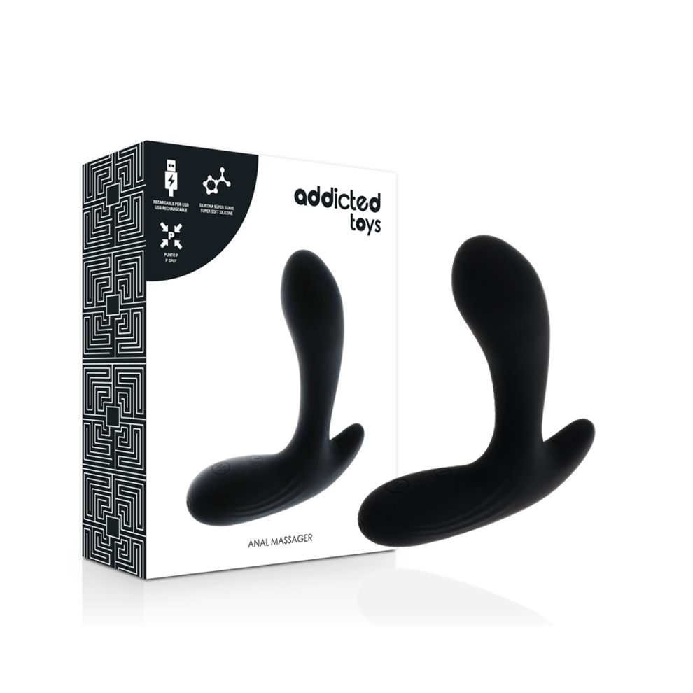 Addicted Toys Black - Anal Massager Vibration