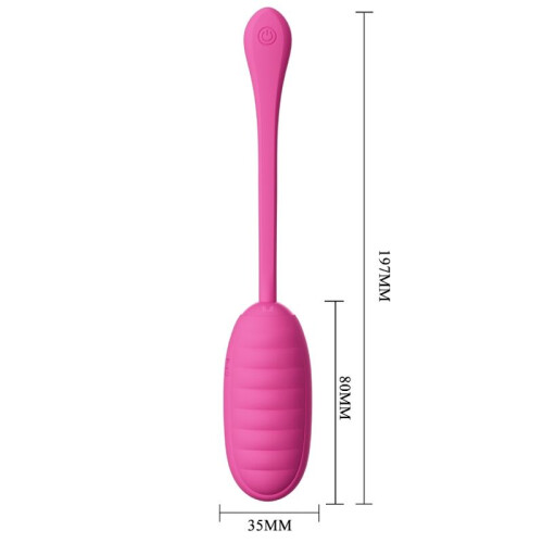 PRETTY LOVE - CATALINA PINK RECHARGEABLE VIBRATING EGG 1