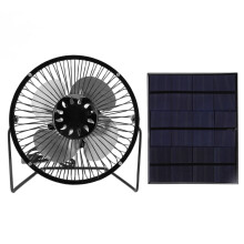 Mini ventilador solar portátil de 20 cm alimentado por USB