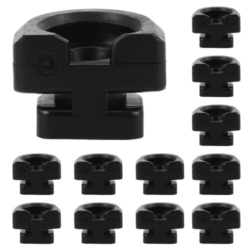 30Pcs Black Rubber Engine Mounting Bushings for Car Vibration Buffer