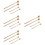 8Paare Runde Holz Drumsticks Beige Für Und Studio 9