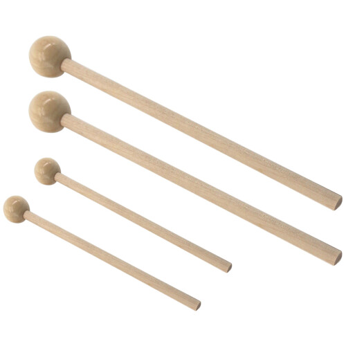 8Paare Runde Holz Drumsticks Beige Für Und Studio 1