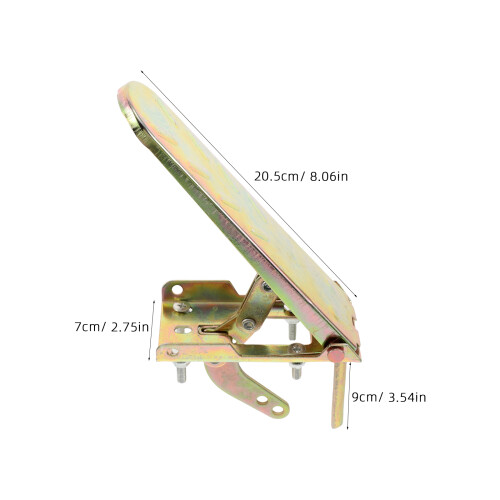 Golden Accelerator Pedal Metal Loader Speed Control for Home Use 2