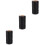 3Stk Polyester Nähfäden Schwarz 300M Robust Für Und Angelgerät 5
