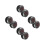 8Pièces Thermomètres Tableau De Bord Métal Compact Noir Pour 10