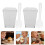 100Set Plastik Puddingbecher Mit Deckel Quadratisch Für Desserts 10