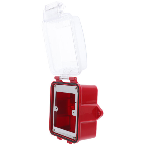 3Pièces Capuchon Protection Bouton Arrêt Urgence Aluminium Étanche 2