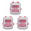 3Pièces Capuchon Protection Bouton Arrêt Urgence Aluminium Étanche 10