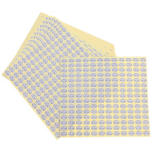 3Pièces Étiquettes Papier Adhesives Qc Pour Bureaux