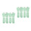 4Paires Et Hydratants Sport Vert Confortables 7