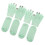 4Paires Et Hydratants Sport Vert Confortables 3