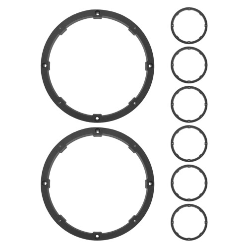 24Pcs Solid Black PVC Speaker Activation Wire Harness Adapter Rings 1