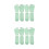 4Paires Et Hydratants Sport Vert Confortables 6