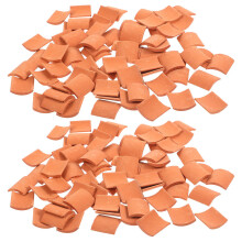 240Pcs Durable Red Clay Roof Tiles for Dollhouse DIY Decoration