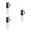 3Pièces Bouteille Spray Fine Rechargeable Transparent 7