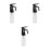 3Pièces Bouteille Spray Fine Rechargeable Transparent 5