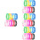 40Pcs Durable Silicone Wristbands Creative Adjustable Kids Bracelets 7