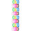 40Pcs Durable Silicone Wristbands Creative Adjustable Kids Bracelets 9