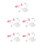 10Pièces Présentoir Figurines Plastique Rose Stable À Angles Multiples 8