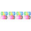 40Pcs Durable Silicone Wristbands Creative Adjustable Kids Bracelets 5