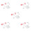 10Pièces Présentoir Figurines Plastique Rose Stable À Angles Multiples 7