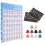 5Ensembles Kit Débutant Ukulélé Autocollants & Médiators Variés 2