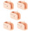 5Pièces Robinet Silicone Beige Adorable 10