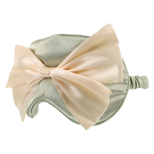 3Pièces Masques De Vert Clair Faux Soie Obscurité 1