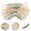 3Pièces Masques De Vert Clair Faux Soie Obscurité 10