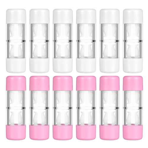 36Pièces Boîte Lentilles Voyage - Étui Rigide Protection