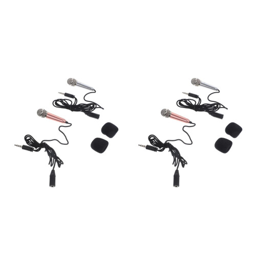 4Pièces Microphone Portable Pour Chant Et Enregistrement 1