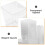 100Set Reusable Clear Dessert Cups with Square Design and Secure Lids 7