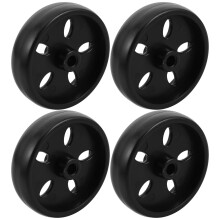 4Pcs Heavy Duty Black Patio Heater Wheels Heat Resistant for Home Use