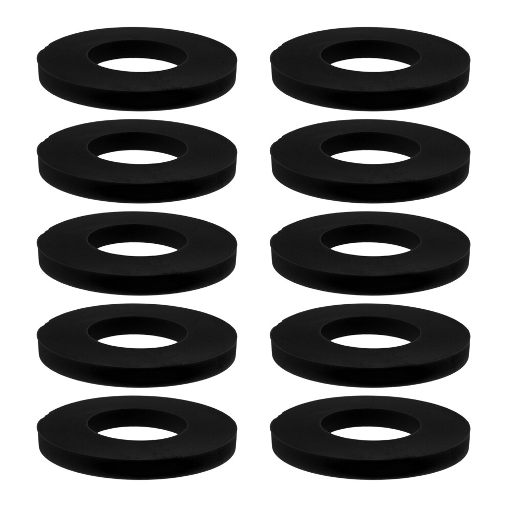 10Pcs Universal Car Shock Absorber Rubber Washer Rings Dampers Black 352635371926
