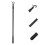 Telescopic Black Aluminum Blind Wand Replacement for Window Blinds 7