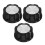 12Pcs Black Air Fryer Knobs Plastic Cooker Control Replacement 1