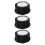 12Pcs Black Air Fryer Knobs Plastic Cooker Control Replacement 2