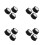 12Pcs Black Air Fryer Knobs Plastic Cooker Control Replacement 6